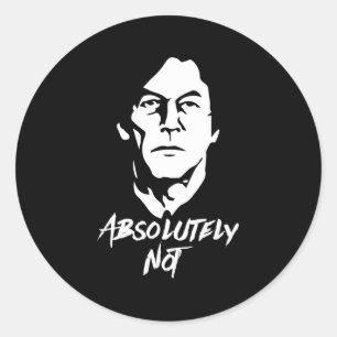 Sticker Rond Imran Khan Absolument Pas Le Soutien Du Pti Pakist