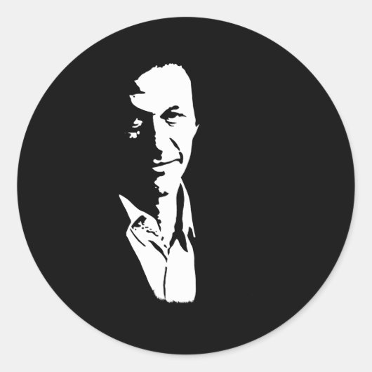 Sticker Rond Imran Khan Absolument Pas Pti Pakistan Premier Min (Devant)