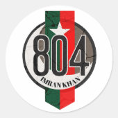 Sticker Rond Imran khan Shirt, (Devant)