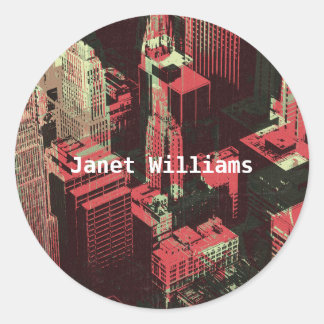 Sticker Rond In the city