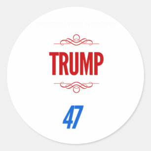 Sticker Rond Inauguration de Trump 2025 1