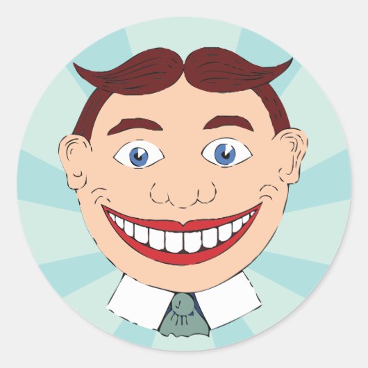 Sticker Rond incliné (Devant)