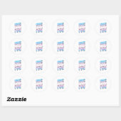 Sticker Rond Inclusif - Arc-en-ciel Trans (Feuille)