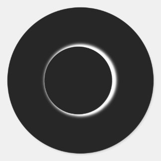 Sticker Rond Incroyable éclipse luna hommes femmes et enfants I