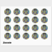 Sticker Rond Incroyable M. Limpet (Feuille)