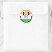 Sticker Rond Inde (Sac)