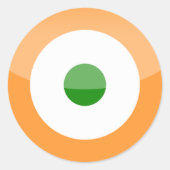 Sticker Rond inde (Devant)