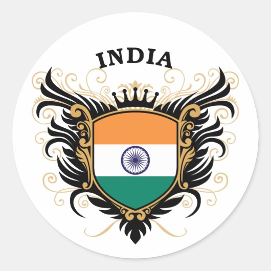 Sticker Rond Inde (Devant)