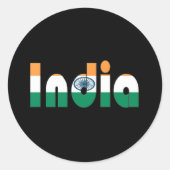 Sticker Rond inde (Devant)