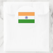 Sticker Rond Inde FLAG International (Sac)