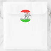 Sticker Rond Inde Identité Religions (Sac)