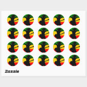 Sticker Rond Indicateur (Feuille)