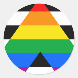 Sticker Rond Indicateur Ally Pride