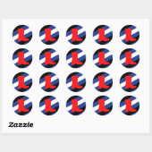 Sticker Rond Indicateur d'amorce (Feuille)