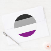 Sticker Rond Indicateur de fierté sexuelle (Enveloppe)