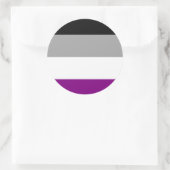 Sticker Rond Indicateur de fierté sexuelle (Sac)