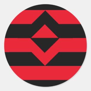 Sticker Rond Indicateur de la première fierté