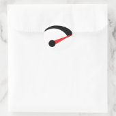 Sticker Rond indicateur de vitesse rapide (Sac)