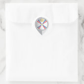 Sticker Rond Indicateur d'emplacement de la broche Assyrie (Sac)
