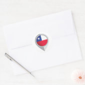 Sticker Rond Indicateur d'emplacement de la broche Chili (Enveloppe)