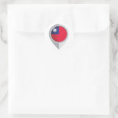 Sticker Rond Indicateur d'emplacement de la broche de Taiwan (Sac)