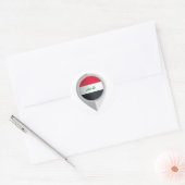 Sticker Rond Indicateur d'emplacement de la broche Iraq (Enveloppe)