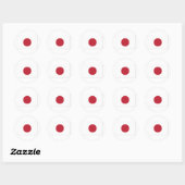 Sticker Rond Indicateur_du_Japon (Feuille)