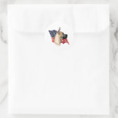 Sticker Rond Indicateur Great Dane (Sac)