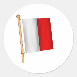 Sticker Rond Indicateur nautique 'H'