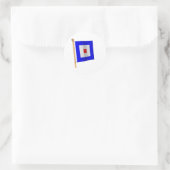 Sticker Rond Indicateur nautique 'W' (Sac)