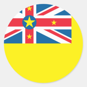 Sticker Rond Indicateur Niue