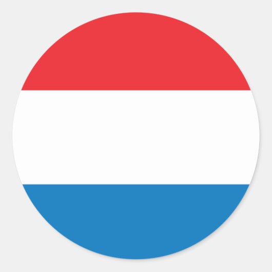 Sticker Rond Indicateur Pays-Bas (Devant)