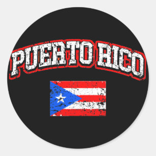 Sticker Rond Indicateur Porto Rico