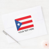 Sticker Rond Indicateur Porto Rico (Enveloppe)