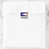 Sticker Rond Indicateur Samoa (Sac)