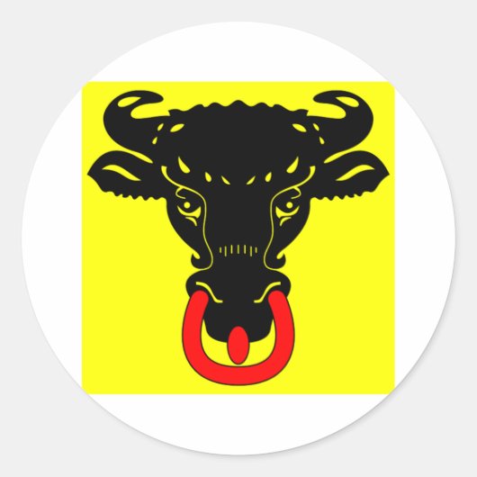 Sticker Rond Indicateur Uri (Devant)