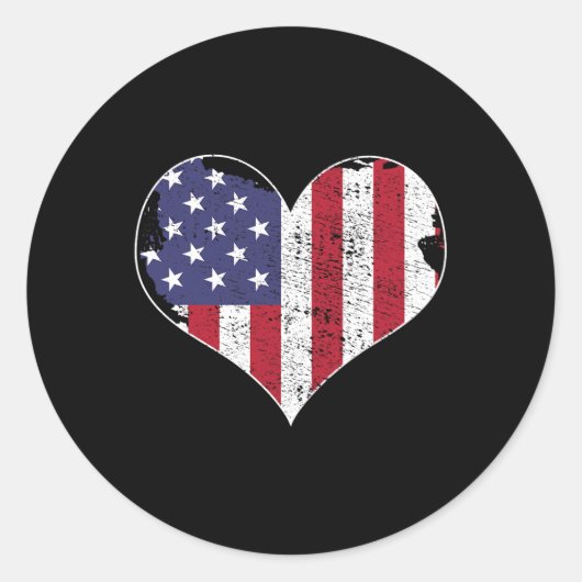 Sticker Rond Indicateur Usa (Devant)