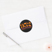 Sticker Rond Indicatif régional 952 (Enveloppe)
