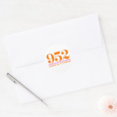 Sticker Rond Indicatif régional 952 (Enveloppe)