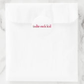 Sticker Rond Indie Rock enfant (Sac)