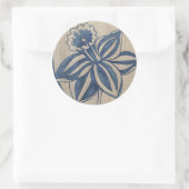 Sticker Rond Indigo Daffodil (Sac)
