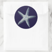 Sticker Rond Indigo Shells IV (Sac)