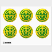 Sticker rond "Indoctrinate U" (Feuille)