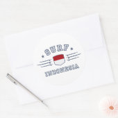 Sticker Rond Indonésie (Enveloppe)