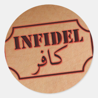 Sticker Rond Infidel