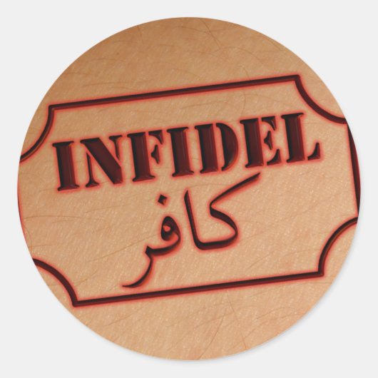 Sticker Rond Infidel (Devant)