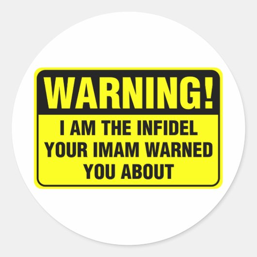 STICKER ROND INFIER (Devant)