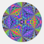 STICKER ROND INFINITÉ TECHNICOLE (Devant)