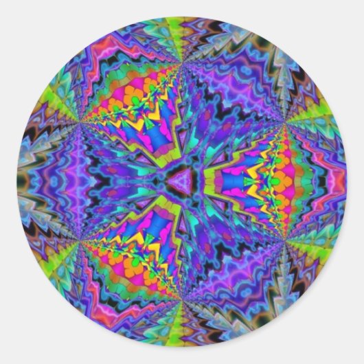 STICKER ROND INFINITÉ TECHNICOLE (Devant)