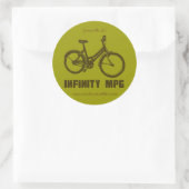 Sticker Rond INFINITY MPG brown decal, www.carolinatriathlon.co (Sac)